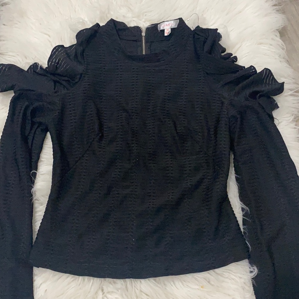 Sheer Off shoulder Top